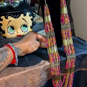 Beaded vintage necklace never worn